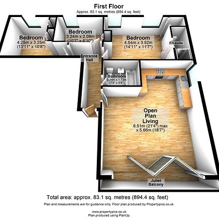 Spacious, 3 Bedroom, 2 Bathroom, Surbiton Екстер'єр фото